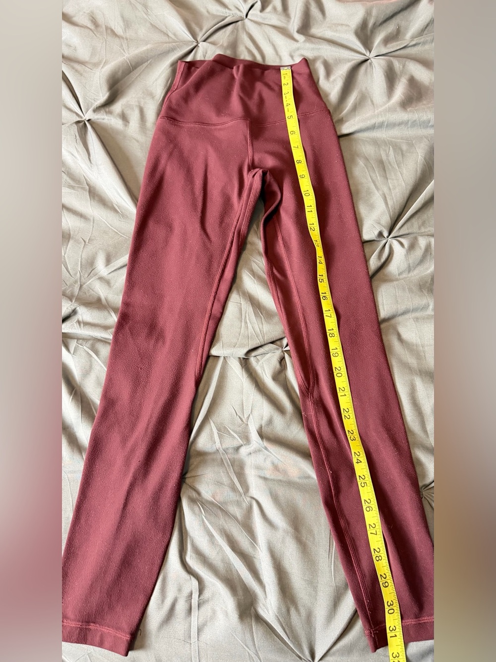 Lululemon burgundy leggings